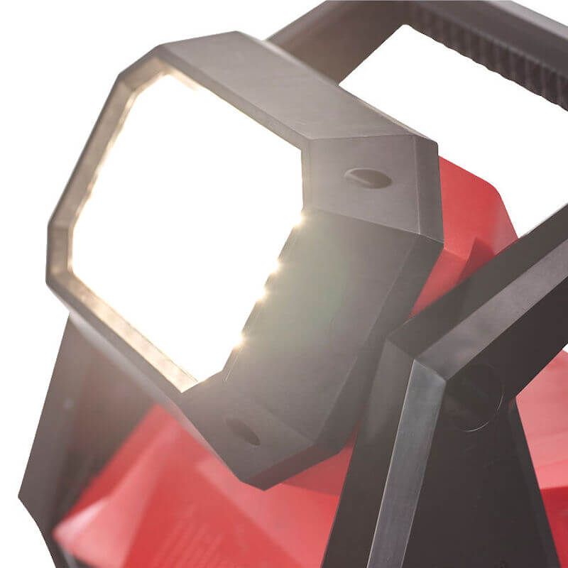 Milwaukee M18 High Output Area Light Close Up Milwaukee M18 High Output Area Light Close Up